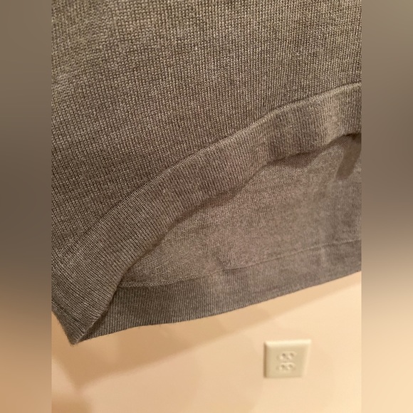 Sage color high low cowl sweater M - Picture 5 of 7